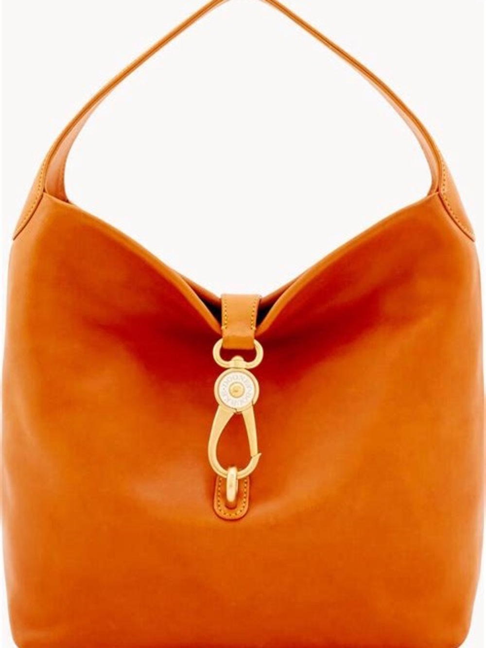 Dooney Florentine Logo Lock Hobo